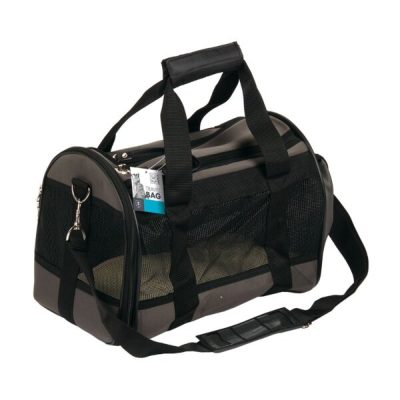 M-Pets Travel Bag is suitable for cats and small dogs. The bag has multiple doors for unloading your pet, it has all around mesh panels that ensures good ventilations for your pet. Small: L35 x W24 x H21cm