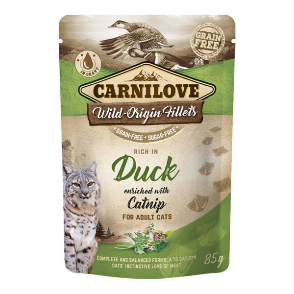 Carnilove Duck Enriched With Catnip For Adult Cats Carnilove Duck Enriched With Catnip For Adult Cats