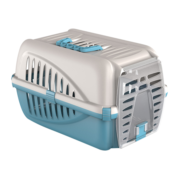 Georplast Panzer Pet Carrier-Blue